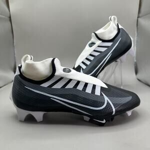 Nike Vapor Edge Pro 360 Football Cleats Black Smoke Grey Mens Size 7 Ghost Lace